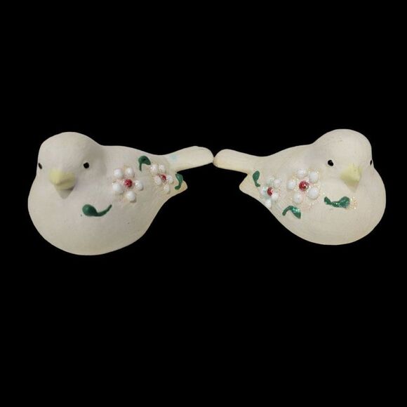 Vintage Pair of Porcelain Bird Figurines - Picture 1 of 12